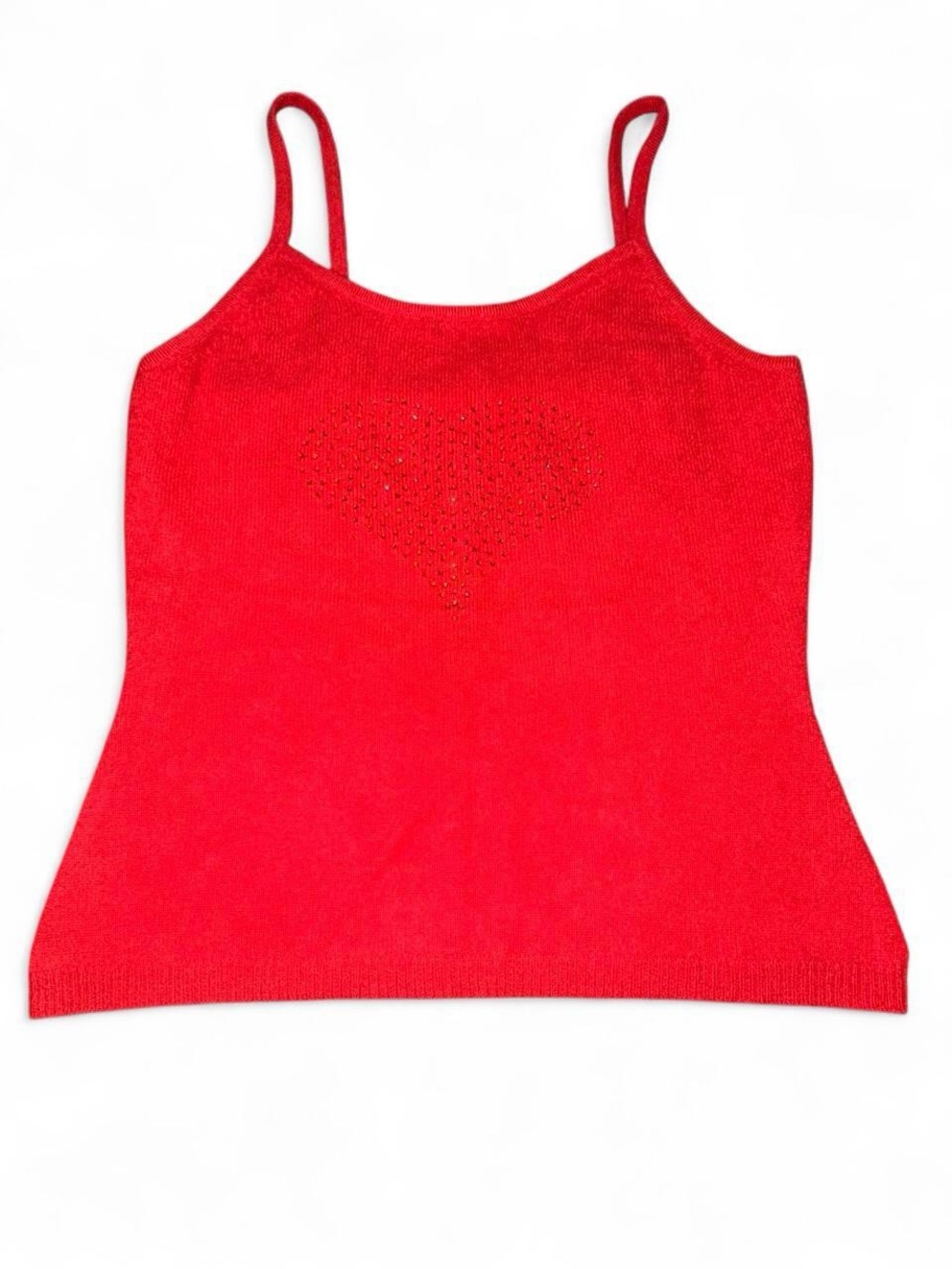 Victoria's Secret Red Embellished Heart Camisole
